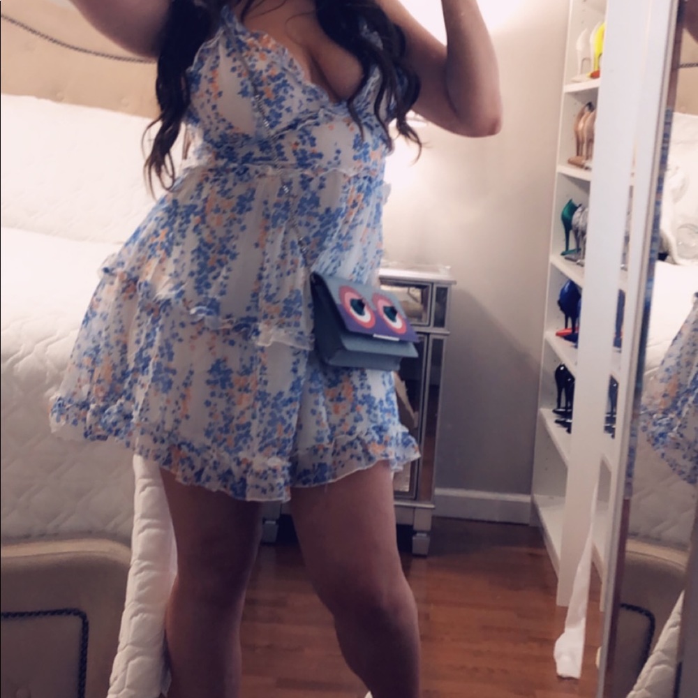 Summer Floral Ruffle Dress - Picture 5 of 5